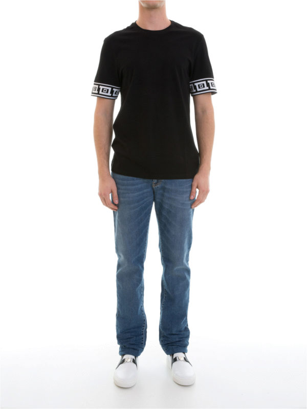 Camiseta Negra Para Hombre shop online: VERSACE COLLECTION