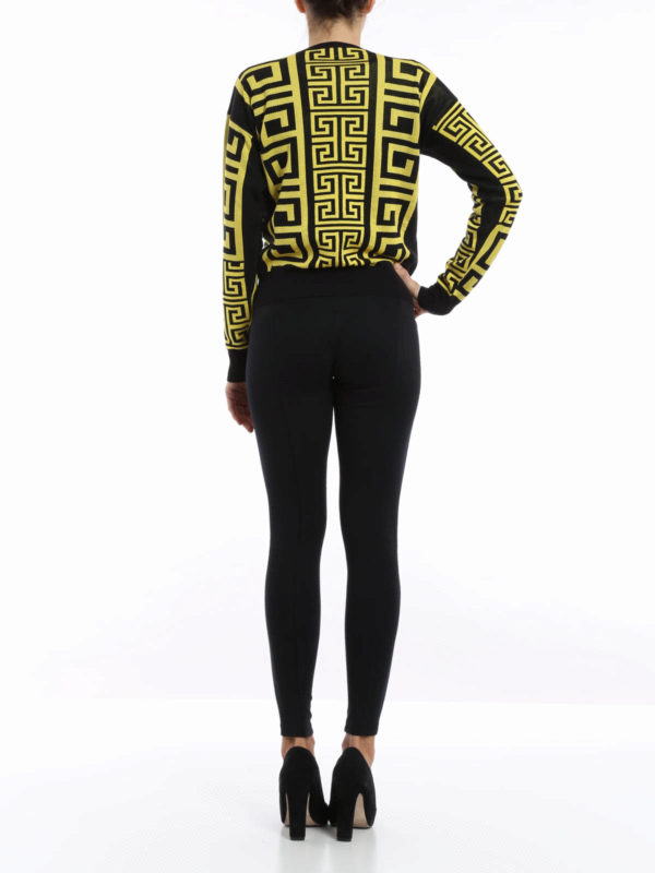 Pullover mit griechische Muster shop online: VERSACE