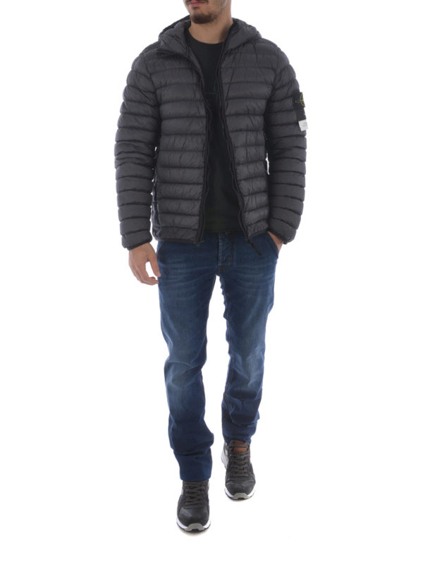 Daunenjacke - Grau shop online: STONE ISLAND