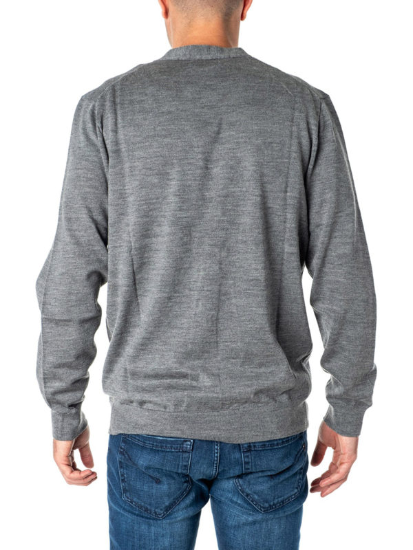 Grey wool cardigan shop online: RALPH LAUREN