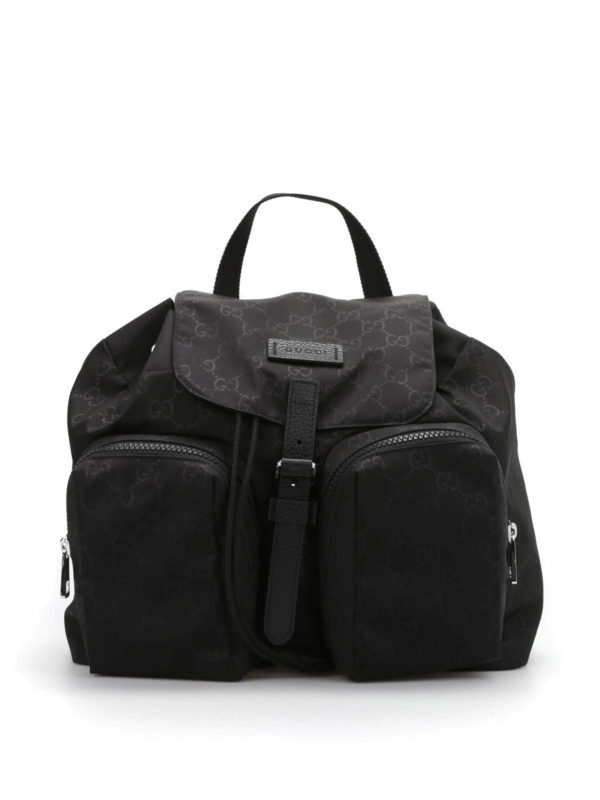 GUCCI: backpacks - Nylon Guccissima backpack