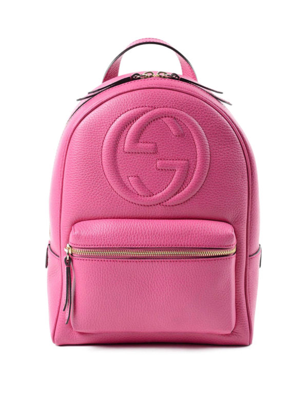 GUCCI: Mochilas - Mochila Soho Dollar Calf - Rosado