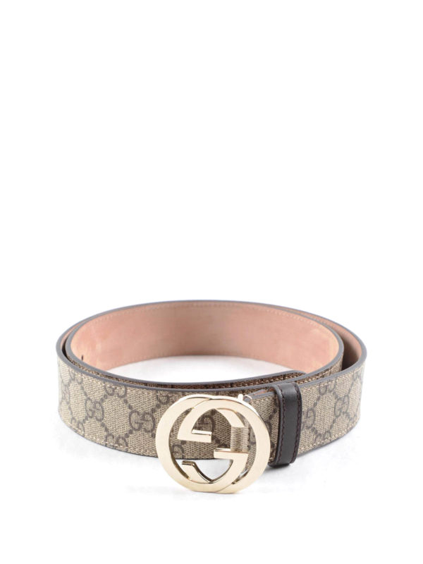 GUCCI: Cinturones - Cinturón Marrón Para Mujer