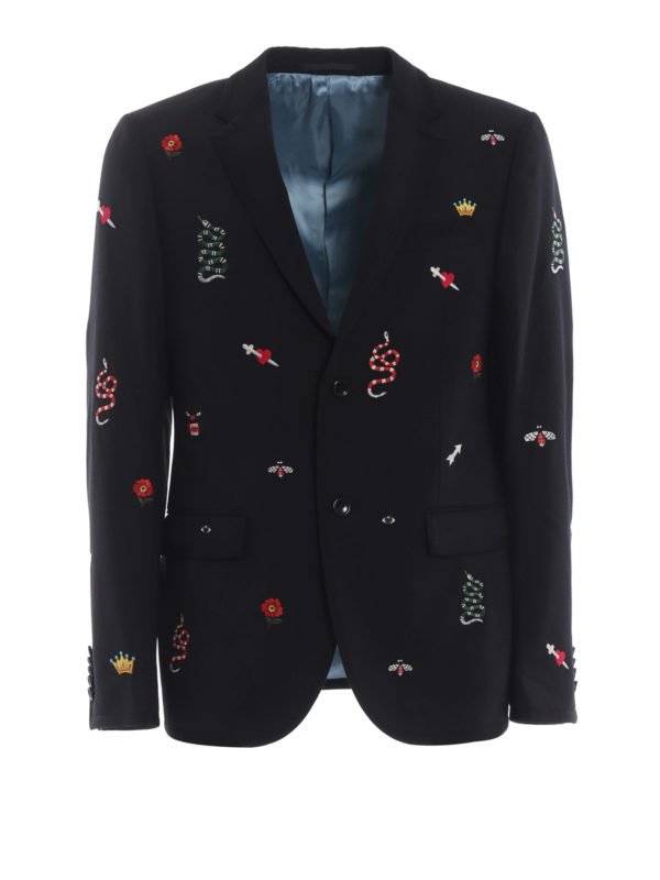 GUCCI: Blazer - Blazer - Dunkelblau
