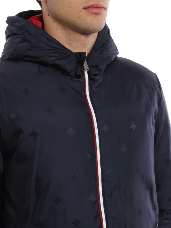 GUCCI buy online Bee and star pattern padded jacket