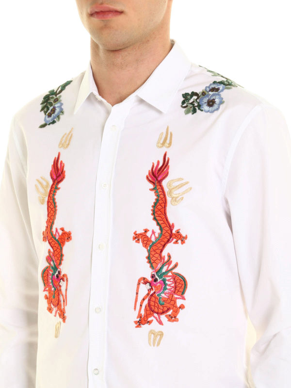 GUCCI buy online Embroidered patch shirt