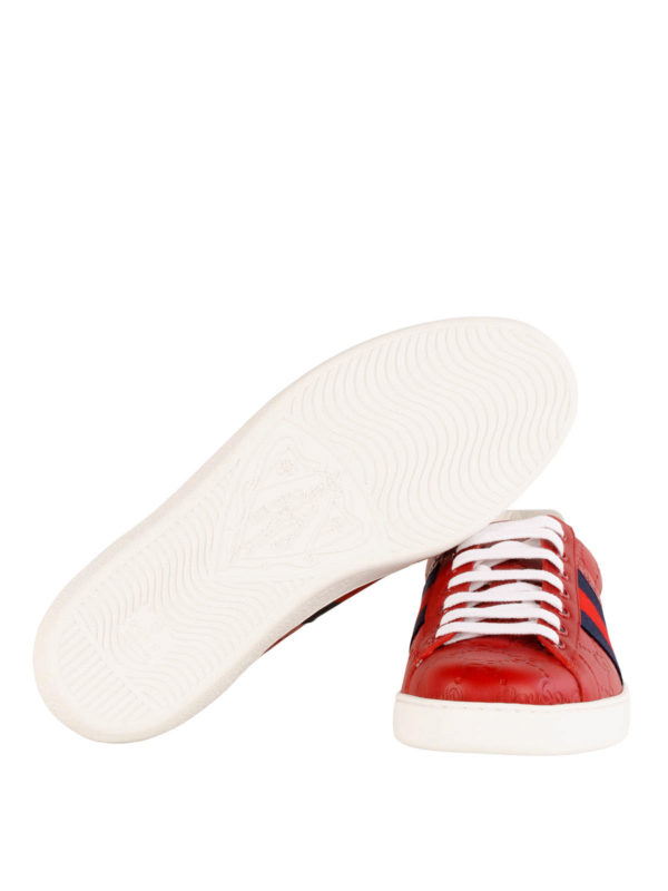 GUCCI buy online Guccissima leather web sneakers
