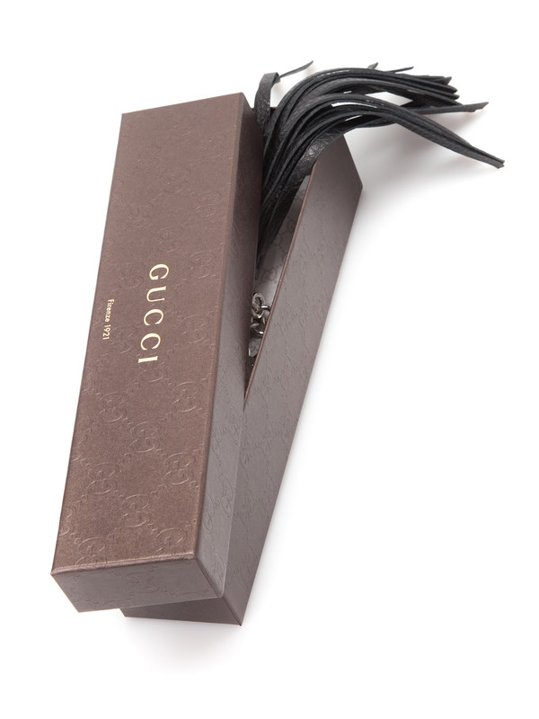 GUCCI buy online Interlocking G key ring with tassel