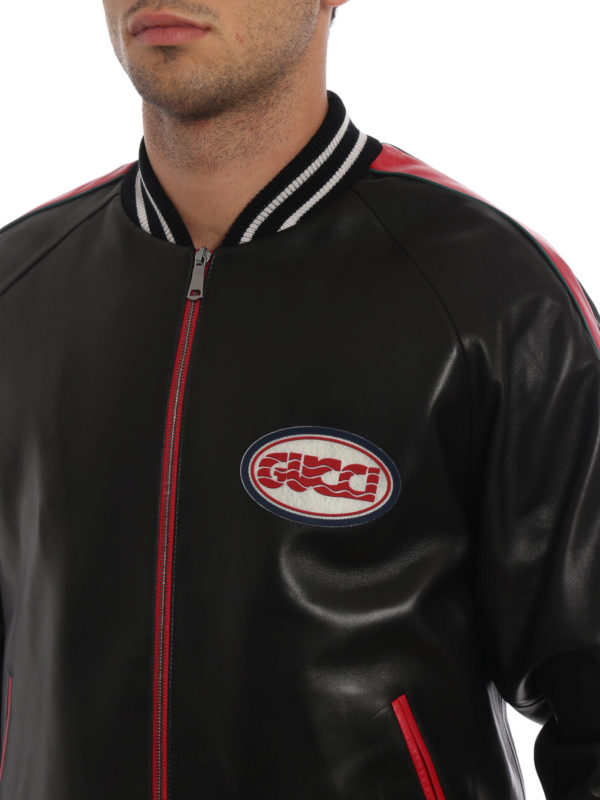 GUCCI buy online Lederjacke - Schwarz