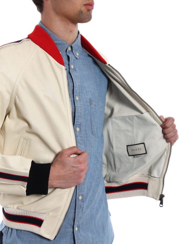 GUCCI buy online Chaqueta De Cuero - Blanco