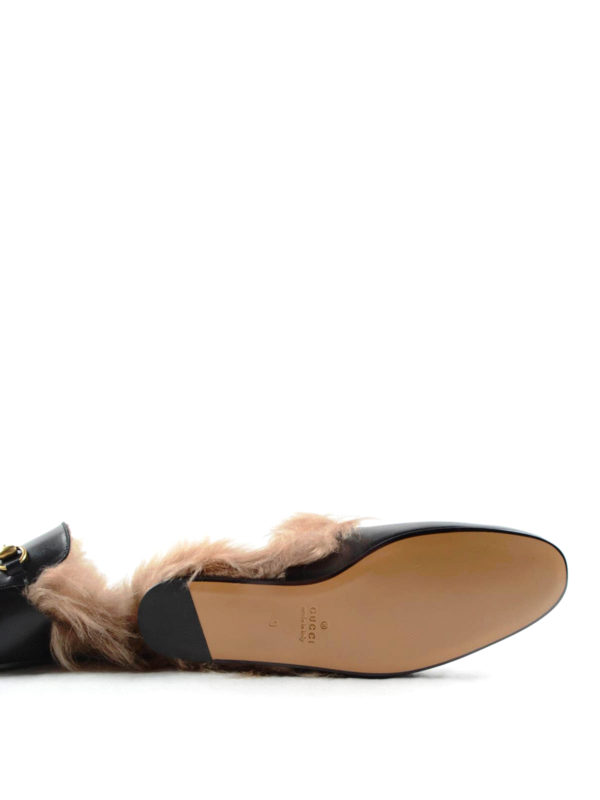 GUCCI buy online Princetown tiger patch slippers
