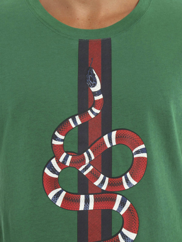 GUCCI buy online Snake print t-shirt