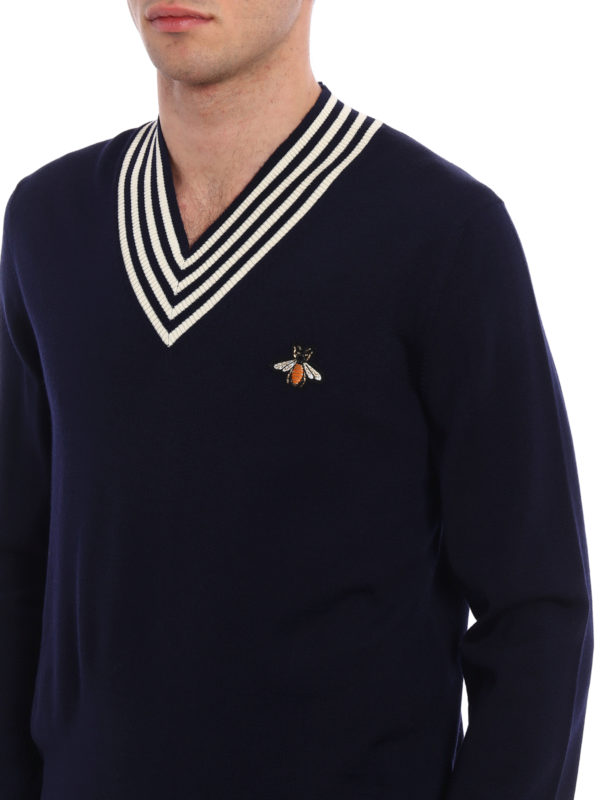 GUCCI buy online V-Pullover - Blau