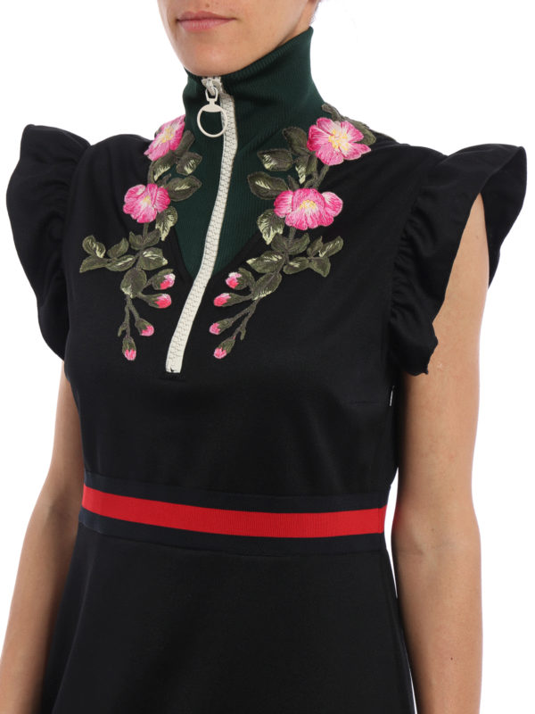 GUCCI buy online Knielanges Kleid - Gemustert