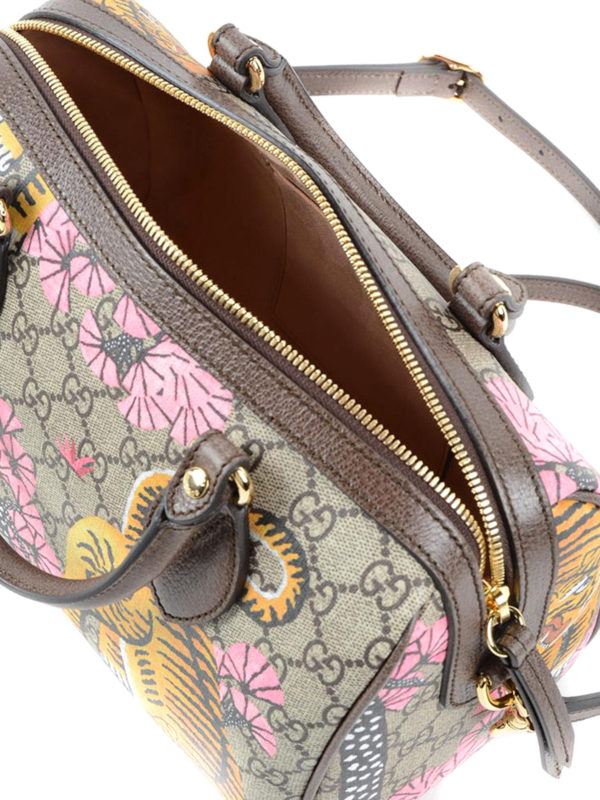 GUCCI buy online Tiger GG Supreme bowling bag