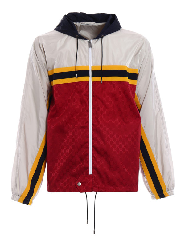 GUCCI: casual jackets - Guccy embroidery nylon jacket