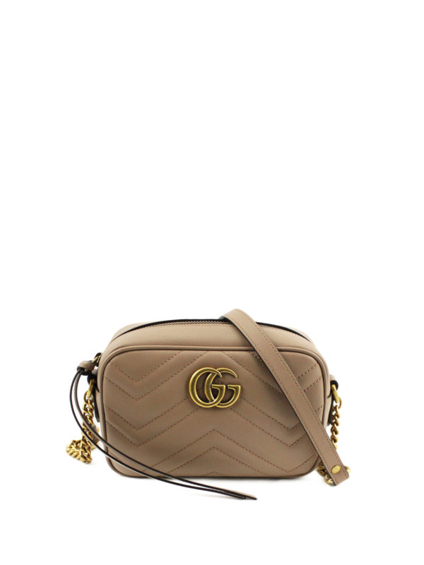 GUCCI: cross body bags - GG Marmont quilted bag