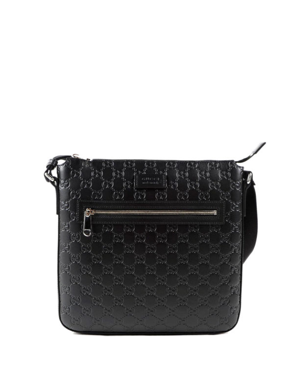 GUCCI: クロスボディバッグ - Guccissima leather messenger bag