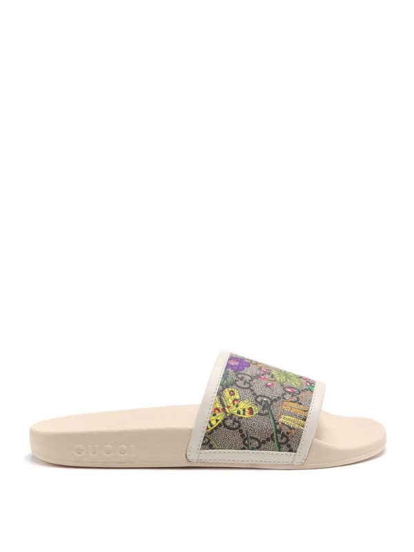 GUCCI: Chanclas de playa - Chanclas - Gg Flora