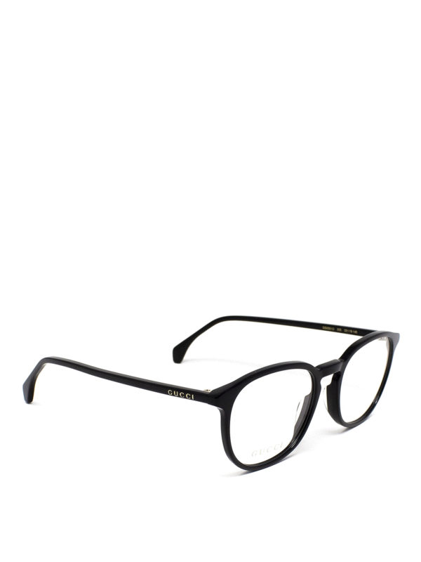 GUCCI: Glasses - Black acetate eyeglasses