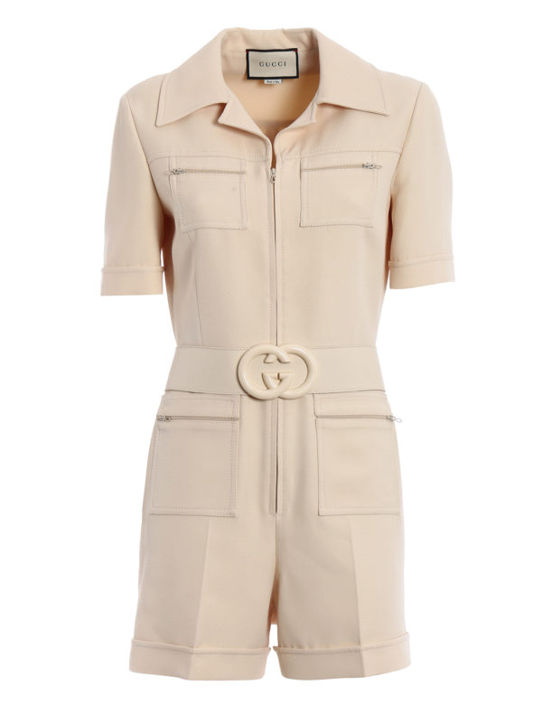 GUCCI: Jumpsuits - Jumpsuit - Nude