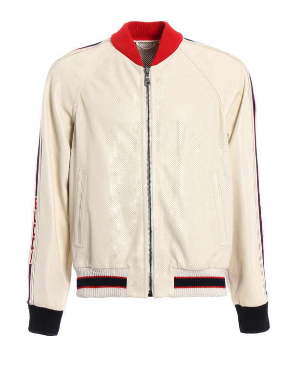 Gucci レザージャケット - 白 - メンズ | 497399XG5239568