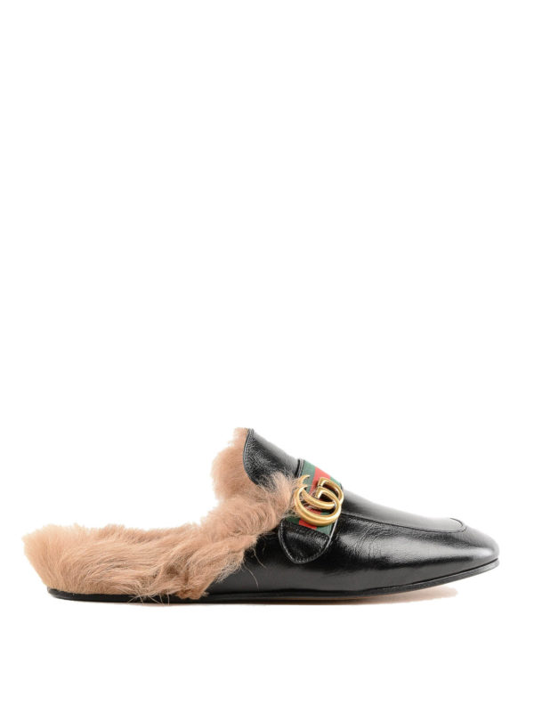 GUCCI: Mokassins und Slippers - Slippers - Schwarz