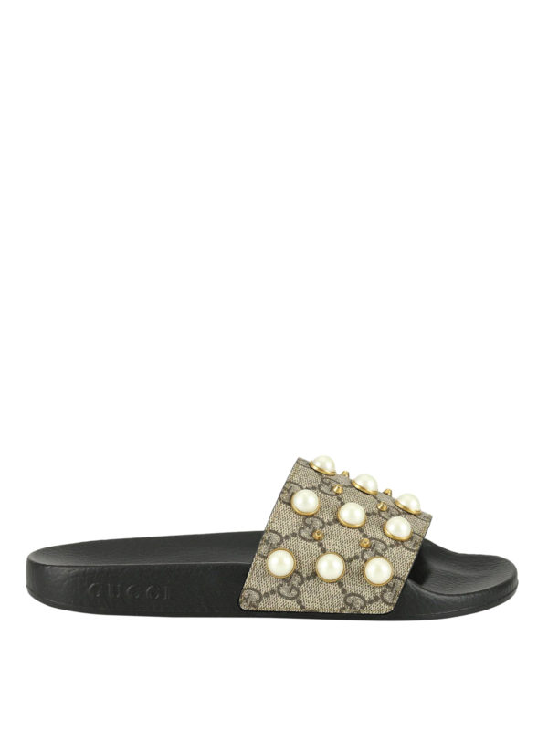 GUCCI: Mokassins und Slippers - Slippers - Schwarz