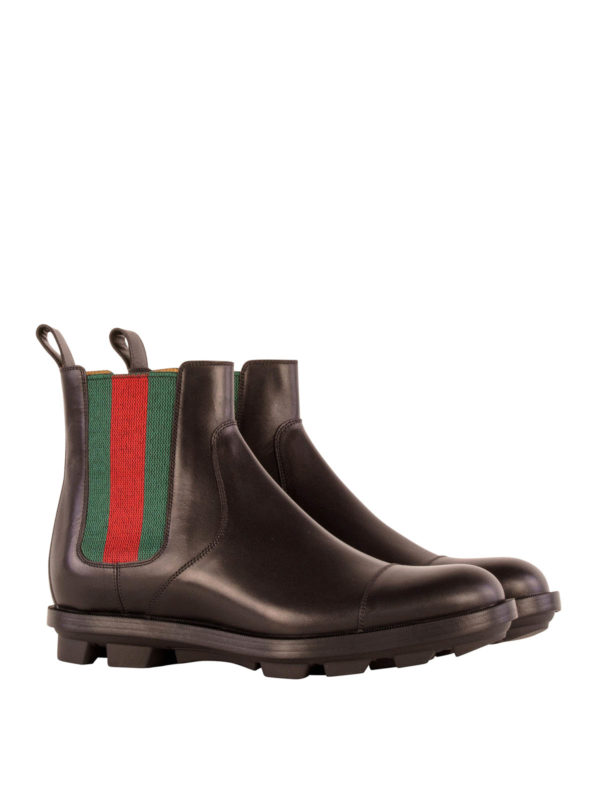 GUCCI: ankle boots online - Leather ankle boots