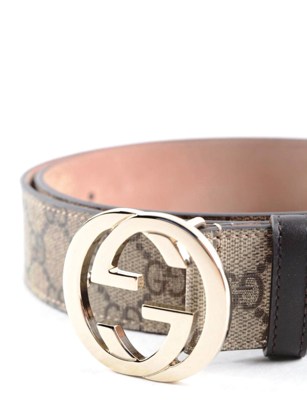 GUCCI: Cinturones online - Cinturón Marrón Para Mujer