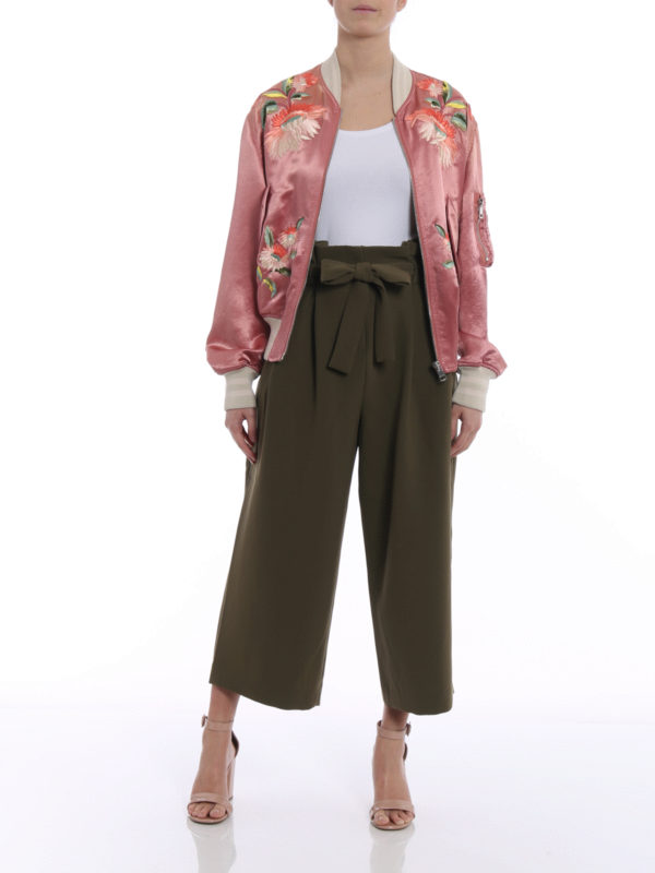 GUCCI: bombers online - Guccification satin bomber jacket