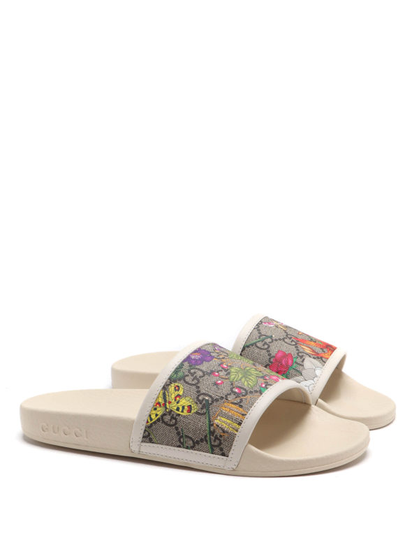 GUCCI: Chanclas de playa online - Chanclas - Gg Flora