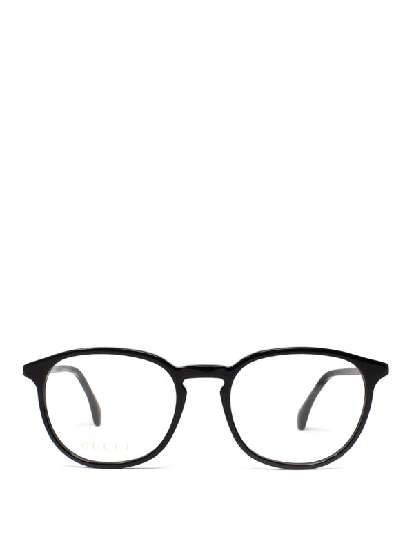 GUCCI: Glasses online - Black acetate eyeglasses