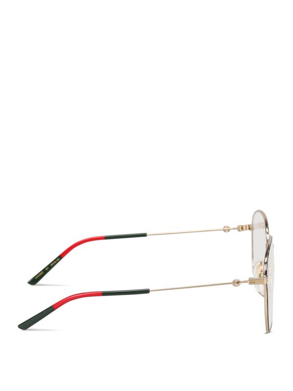 GUCCI: Glasses online - Metal optical glasses