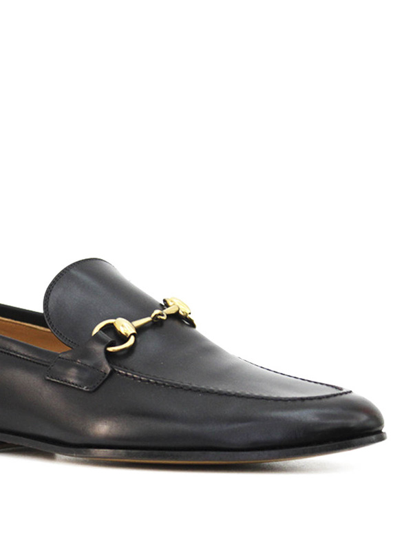 GUCCI: Loafers & Slippers online - Leather horsebit loafers