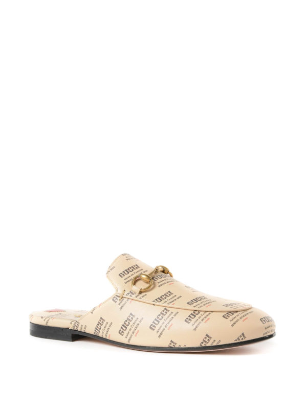 GUCCI: mules shoes online - Princetown signature leather mules