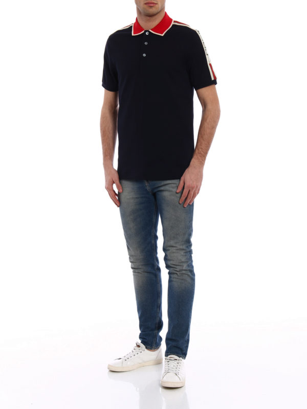 GUCCI: Poloshirts online - Poloshirt - Blau