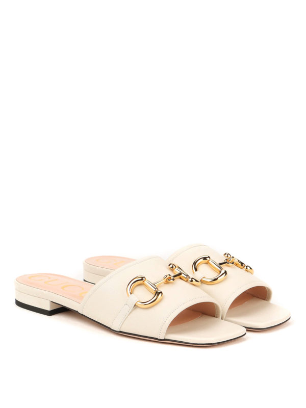 GUCCI: sandals online - Clamp detailed slides