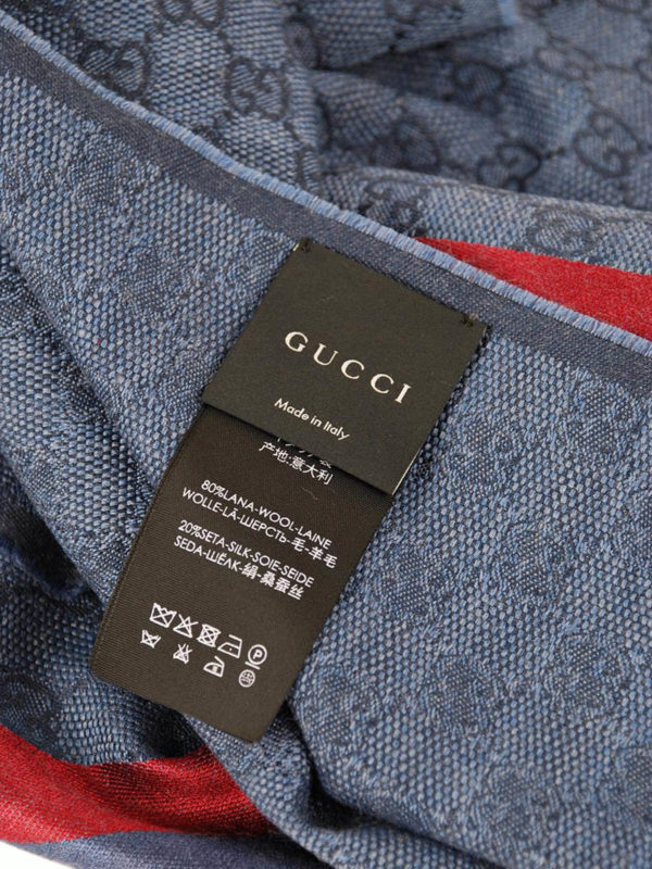 GUCCI: Schals online - Schal Fur Herren - Blau