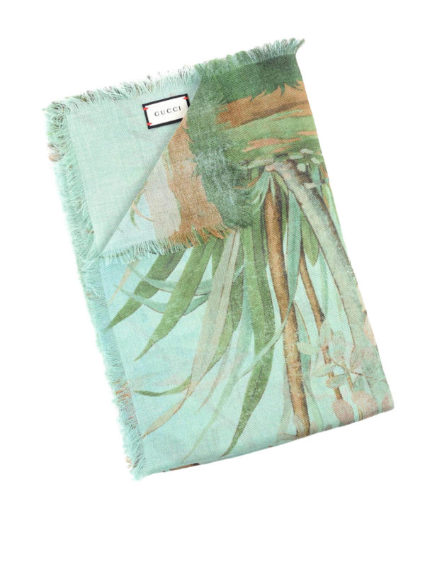 GUCCI: Schals online - Schal Fur Damen - Hellblau