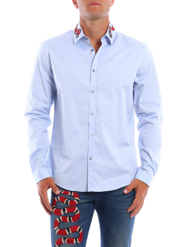 GUCCI: Hemden online - Hemd Fur Herren - Hellblau