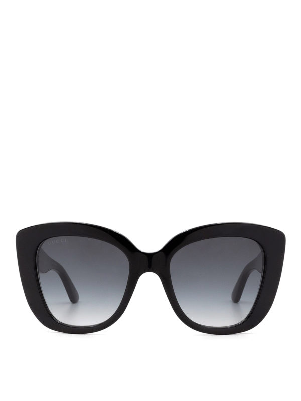 GUCCI: sunglasses online - Acetate cat eye sunglasses