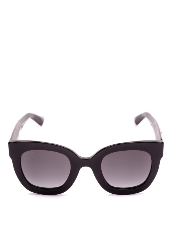 GUCCI: Lunettes de soleil online - Lunettes De Soleil - Noir