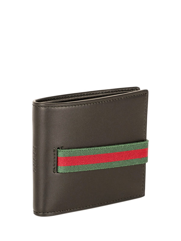 GUCCI: wallets & purses online - Leather bi-fold wallet