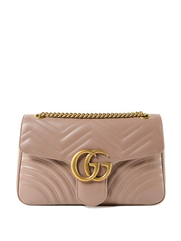 GUCCI: Schultertaschen - Schultertasche - Nude