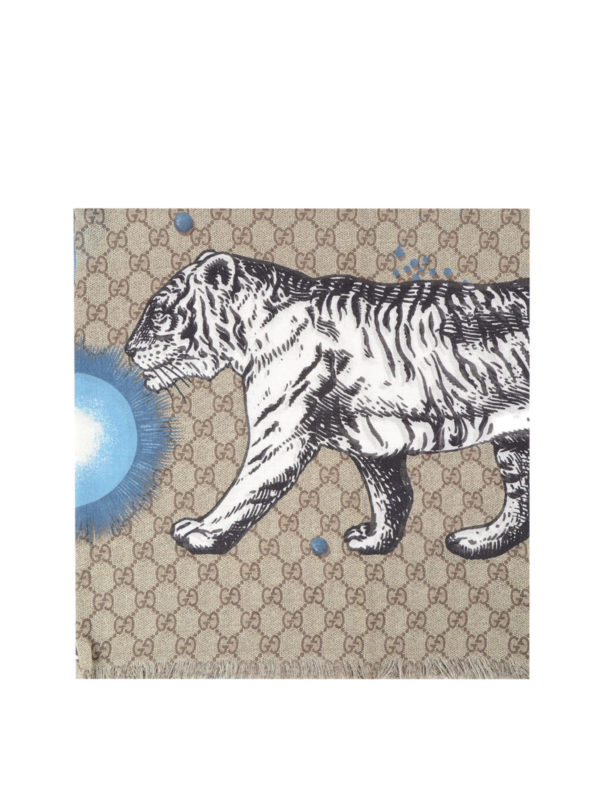 GUCCI: Estolas y chales - Estola - Space Animals