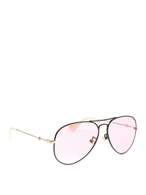 GUCCI: Gafas de sol - Gafas De Sol - Negro