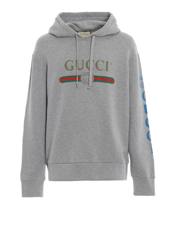 GUCCI: Sweatshirts und Pullover - Sweatshirt - Grau