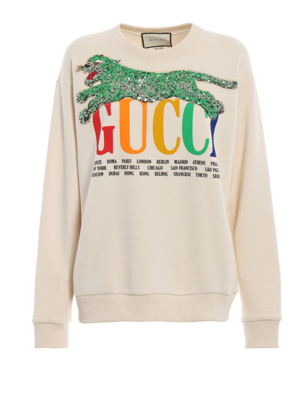 GUCCI: Sweatshirts und Pullover - Sweatshirt - Over