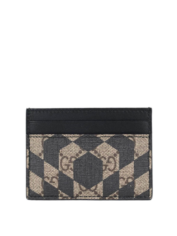 GUCCI: Portemonnaies und Geldbörsen - Gg Supreme Canvas-Kartenhalter